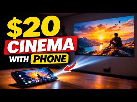 You WON'T BELIEVE How I Built a Home Cinema With My Phone for $20