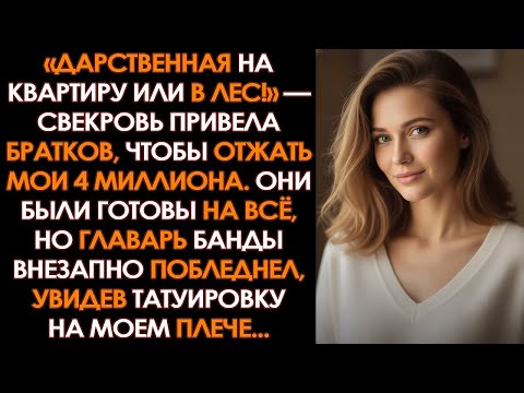 «Подпиши или закопают!» — свекровь натравила бандитов ради моих 4 млн. Но пахан узнал...