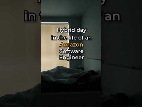 Hybrid Day in the Life of Amazon Software Engineer #softwareengineer #dayinthelife #faang #amazon