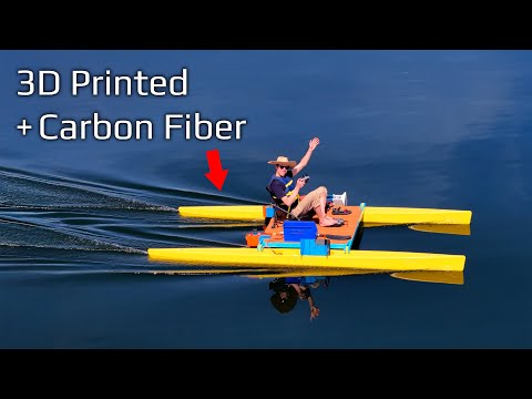 Building a 3D Printed Carbon Fiber Micro Catamaran