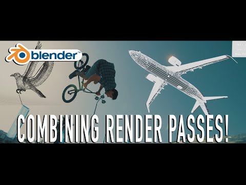 How to Combine Render Passes in Blender 3d : Full VFX Tutorial