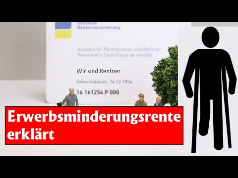Wann kann ich eine Erwerbsminderungsrente aus der gesetzlichen Rentenversicherung erhalten?
