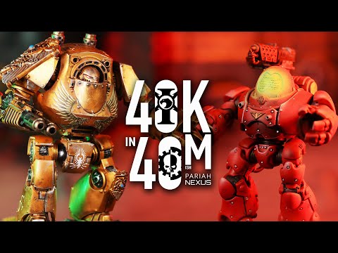 Admech vs Custodes 40k in 40m Battle!