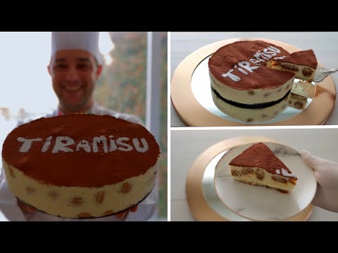 كيكة تيراميسو بدون بيض بدون فرن بدون جيلاتين بأسهل طريقة تحضير