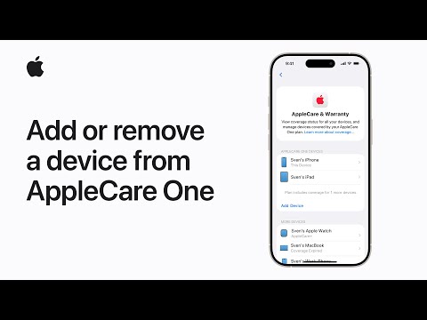 How to add or remove a device from AppleCare One | Apple Support