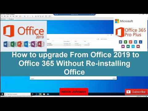 How to upgrade From Office 2019 to Office 365 Without Re-installing Office | How to Upgrade Office