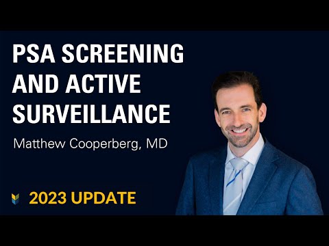 Active Surveillance for #ProstateCancer in 2023 | Matthew Cooperberg, MD