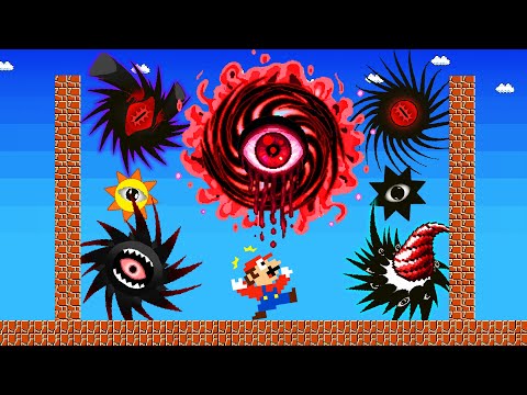 Mario vs Suika | Mr.Sun Horror Phase SAD STORIES! (Sprunki Compliation)