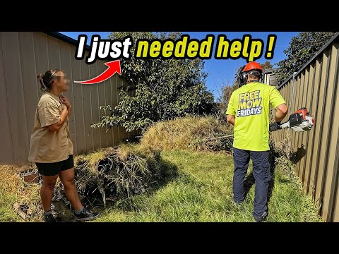 JUNK filled yard made this Clean Up - NEAR IMPOSSIBLE!