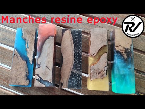 Fabrication manches en  resine epoxy