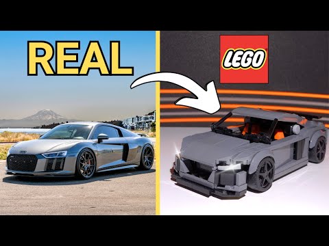 I built a LEGO Audi R8!!
