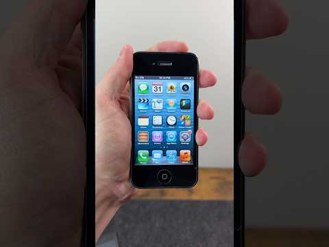 iPhone 4 released in 2010 running iOS 6
