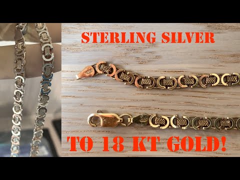 How to Gold plate silver at home using electroplating / electrolysis