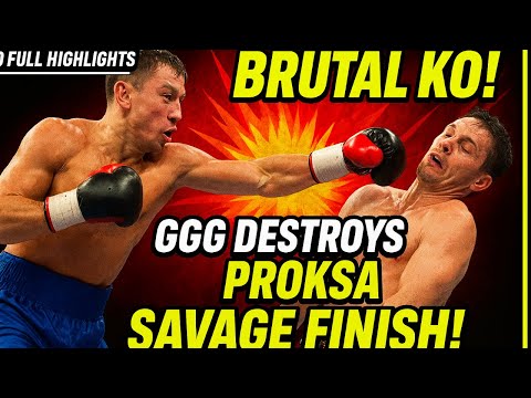 Gennady Golovkin Destroys Grzegorz Proksa | Savage KO Finish | Full Fight Highlights HD