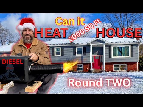 Heating My 2000 Sq Ft House With a Chinese Diesel Heater (Round 2 – Even Colder!)