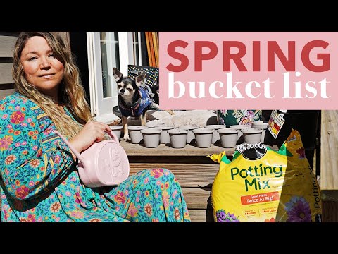 Making a Spring Bucket List  (story 67)