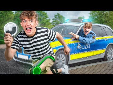 Extrem AIRTAG FANGEN mit EXOSKELETT (mit Lewin)