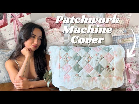 Sewing a ✨whimsy ✨ Machine Cover from Scraps || Beginner Friendly