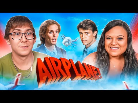 AIRPLANE! (1980) MOVIE REACTION - MADE OUR CHEEKS HURT! - First time watching - Review