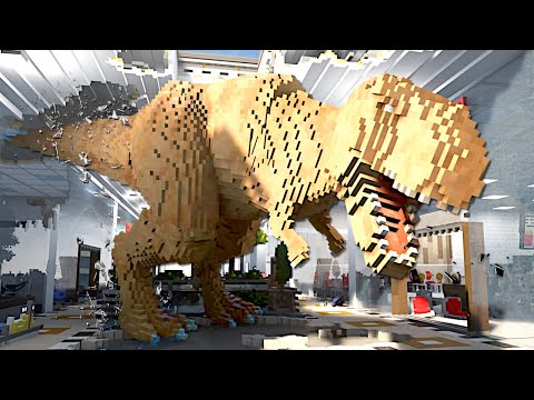 DINOSAURS DESTROY MALL! (Teardown)