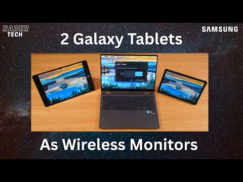2 Samsung Galaxy Tablets with 1 PC | Wireless and Free