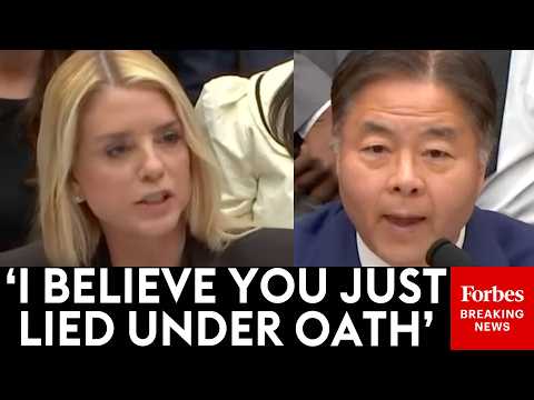 SHOCK MOMENT: Ted Lieu Accuses Bondi Of Lying Under Oath To Her Face Leading To All-Out Clash