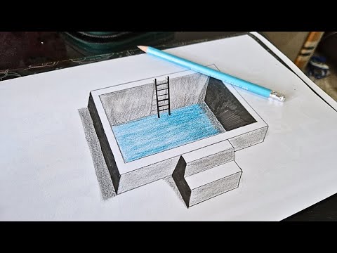 How to Draw 3d | Optical Illusion | Easy 3d Drawing with Pencil