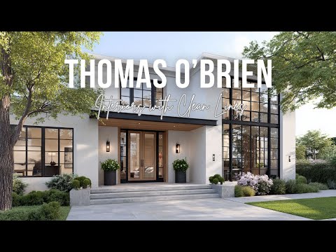 Thomas O’Brien Inspired Interiors with Clean Lines and American Elegance