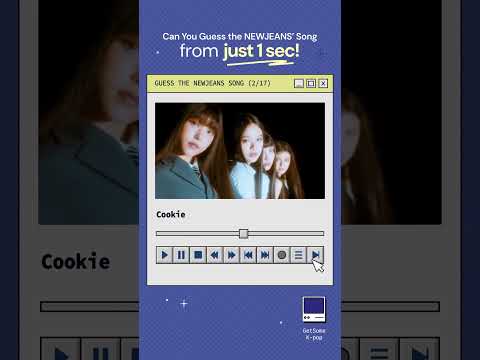 Can you guess the NEWJEANS song just from 1-SEC?🐰⚡ #kpop #newjeans #bunnies #kpopquiz #hanni #haerin