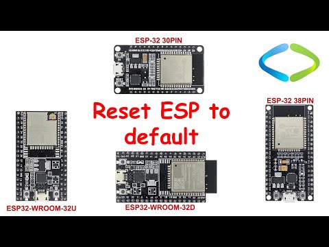 Reset ESP development Boards to default