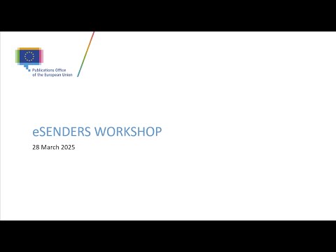 TED - eSenders webinar (28 March 2025)