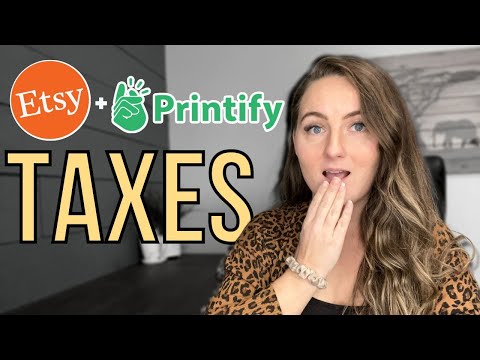 Etsy + Print On Demand Taxes For Beginners