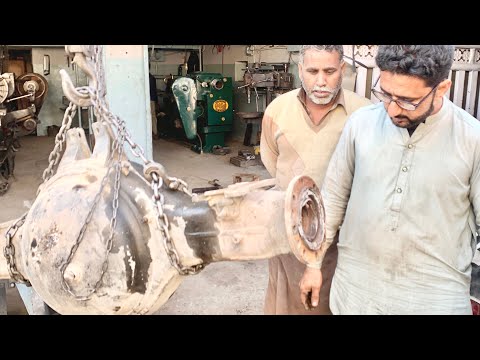 Ingenious Mechanics  Repaired Broken Tube Axle || Axle housing rebuilding
