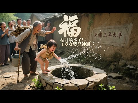 旱災三年，枯河裂土！大火中搶出的女嬰竟是天道親閨女？李家村連年大旱，村民遷怒“天罰”欲燒死祭天女嬰。少年李學成衝入火場救下嬰孩，不顧村民“不祥”罵名與母親咬牙收養，取名福星《捡个福星进家门：遇水则发》