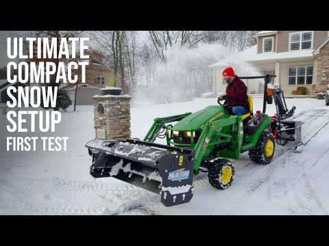 FIRST SNOW OF THE YEAR WAS TOO EASY FOR THIS 1025R SETUP.