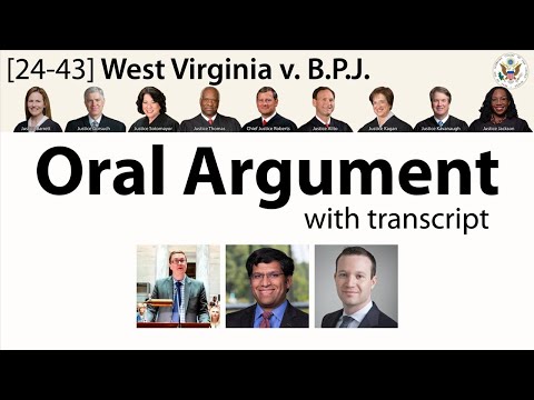 Oral Argument on transgender athlete ban in women's sports (Case 2): West Virginia v. B.P.J.