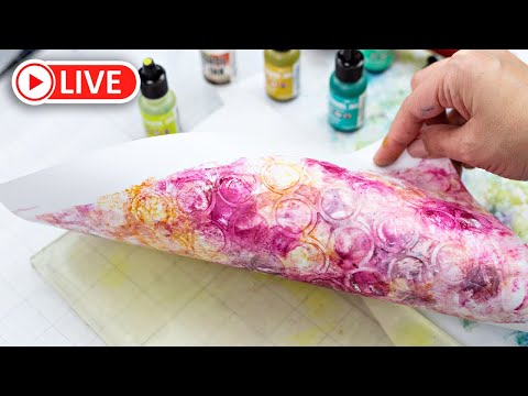 Alcohol Ink TECHNIQUES ON THE GEL PLATE