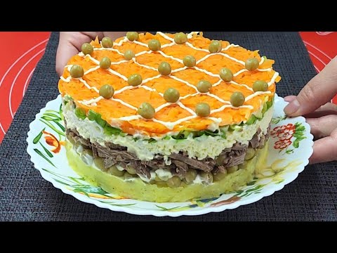 Да чего же он ВКУСНЫЙ. Салат "ПРИНЦ" на праздничный стол. Мы просто обожаем этот салат