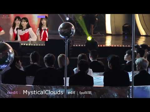 171202 EXO(엑소)  reaction to GFRIEND(여자친구) - SUMMER RAIN + LOVE WHISPER @MMA