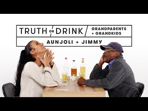 Grandparents & Grandkids Play Truth or Drink (Aunjoli & Jimmy) | Truth or Drink | Cut
