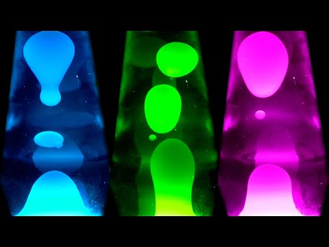 Multicolor Lava Lamp, 3 Hour relaxing TV Background