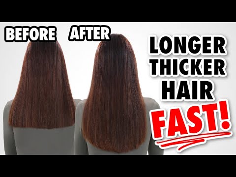 9 FAST Ways To Grow Your Hair LONG & THICK! *life-changing*