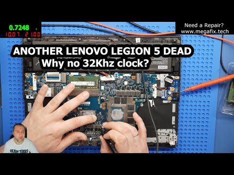 Lenovo Legion 5 No Display | Missing 32khz Clock Fixed by CPU Reballing