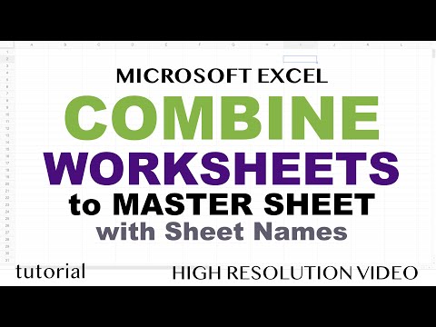 Excel - Combine Data from Multiple Sheets into One with Sheet Names & Different Columns