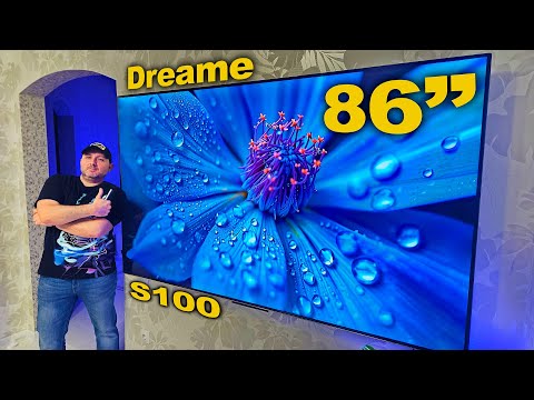 ПУШКА! ИГРОВОЙ ТЕЛЕВИЗОР DREAME S100 86" Mini-LED 144Hz 11 динамиков!