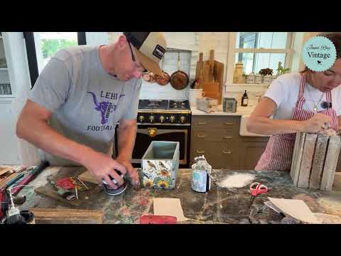 Can We Turn Junk Into Home Decor?  Scrap Wood Crates