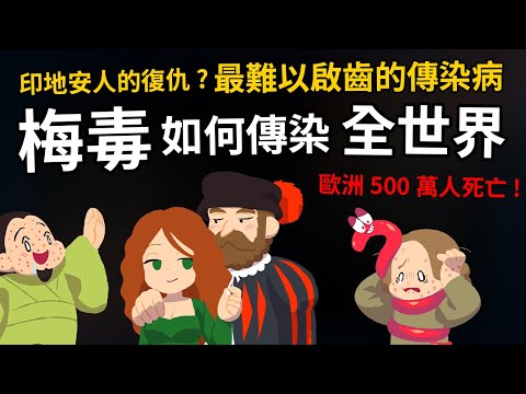 最難以啟齒的傳染病 梅毒如何傳染全世界? 【梅毒的歷史】