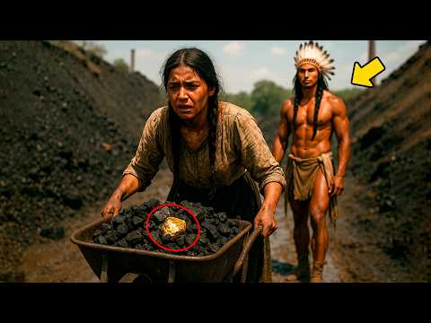 JOVEN SE VE OBLIGADA A EMPUJAR UNA CARRETILLA LLENA DE CARBÓN… ENTRE EL BARRO HALLA ORO Y UN APACHE