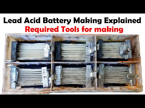How to make Lead Acid Battery at Home, Complete Guide, Tools needed for making Lead Acid Battery