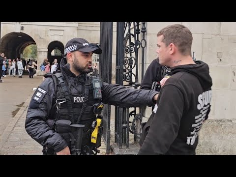 YOU WONT BELIEVE THIS HE TRIES TO FIGHT WITH THE POLICE OFFICER